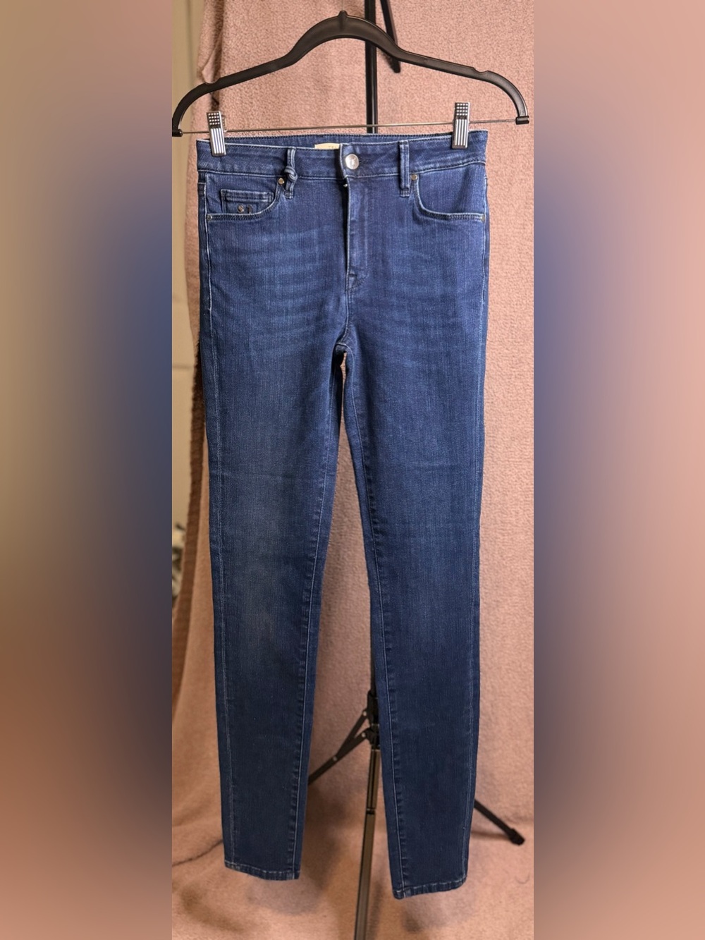 Tramarossa Bianca Slim Skinny Jeans Size 25 Blue Stretch Denim Luxury